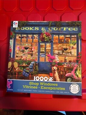 Ceaco 1000-Piece Shop Windows Jigsaw Puzzle - Blue